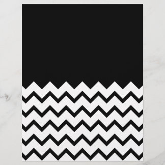 Lámina Blanco y negro. Parte Zig Zag, Parte Black.