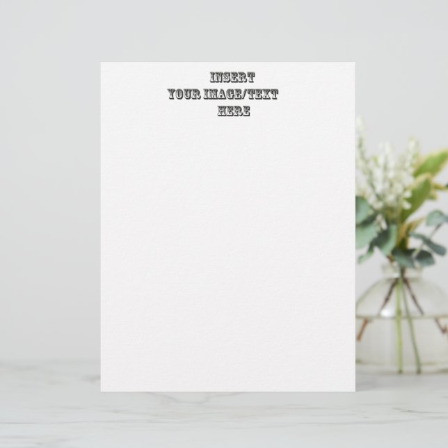 Lámina Blank Stationery (Anverso de pie)