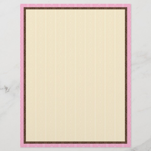 Lámina Blonde Baker Cupcake D12 Letterhead 6 (Anverso)