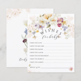 Lámina Bloom Wildflower Rustic Juego de Baby Shower quier