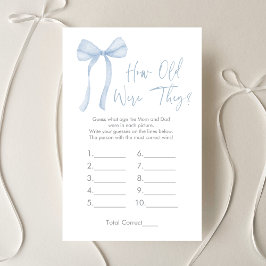 Lámina Blue Bow Coquette Boy Qué Edad Tenían En Juego