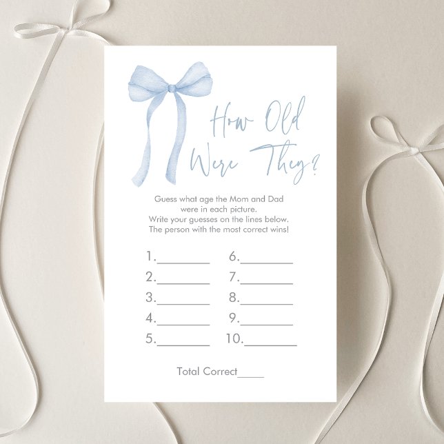 Lámina Blue Bow Coquette Boy Qué Edad Tenían En Juego (Subido por el creador)