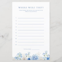 Blue Floral Arch Bridal Shower Donde Estaban