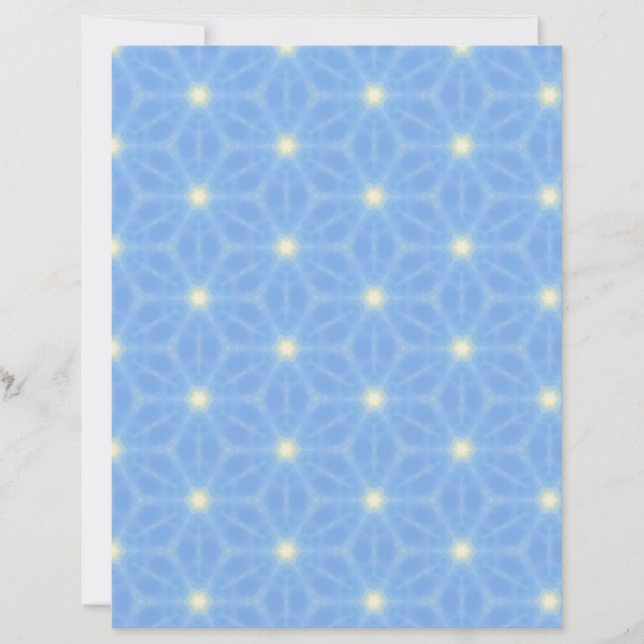 Lámina Blue Geometric Scrapbook Paper (Anverso)