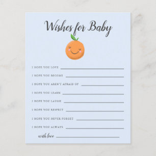 Lámina Blue Little Cutie Wiers for Baby Card