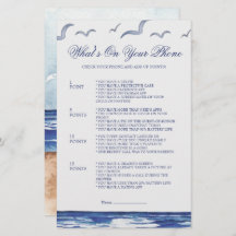 Blue Nautical Coastal Sea What's on the Phone Game