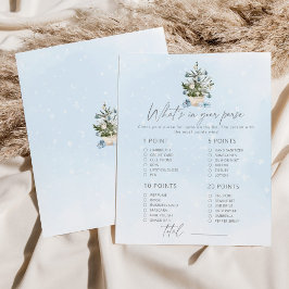 Lámina Blue Winter qué hay en tu bolso juego de ducha de