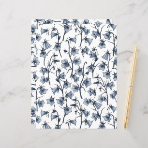 Lámina Bluebells, Harebells, Bellflowers