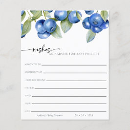 Lámina Blueberries| Berry Sweet | Deseos para el bebé