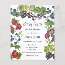 Lámina Blueberries Fruit Ducha de novia