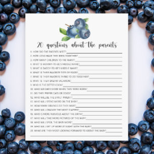 Lámina Blueberry - 20 preguntas sobre el juego de los pad