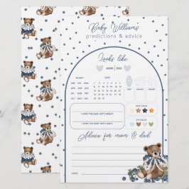 Lámina Blueberry Dusty Blue Beat Baby Boy Predicción Jueg