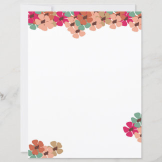 Lámina Blush & Bloom Floral Writing Paper