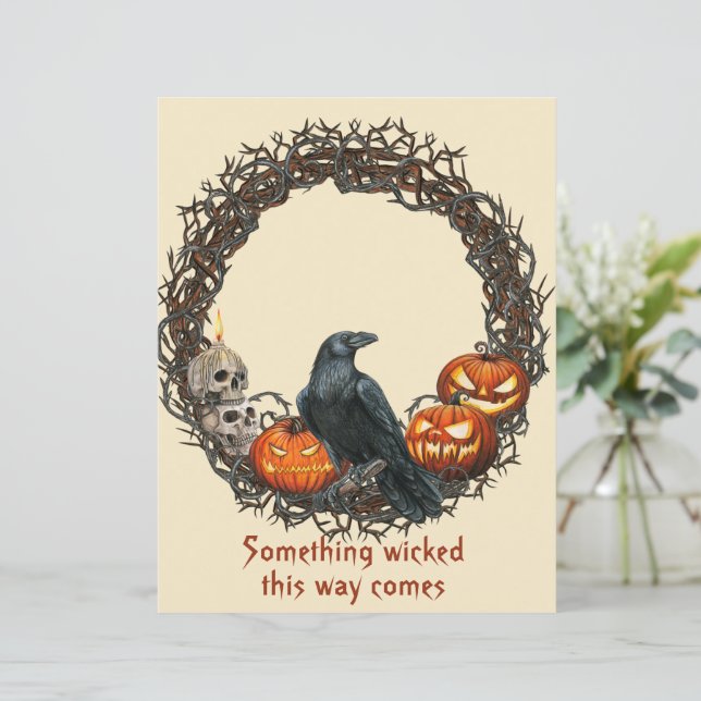 Lámina Bocadilleras y cuadernillo de halloween de la époc (Anverso de pie)