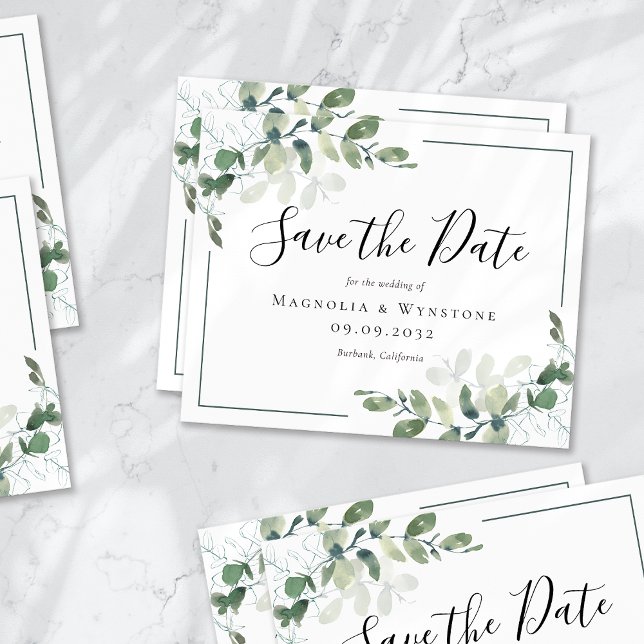Lámina Boda acuarela de Eucalyptus para el presupuesto Gu (Subido por el creador)