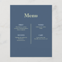 Lámina Boda azul con patrón de laberinto