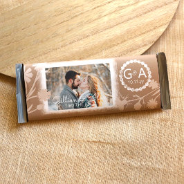 Lámina Boda Beige DIY Presupuesto Candy Bar Wrapper