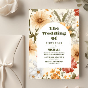 Lámina Boda Botánico de Boho Wildflower Budget