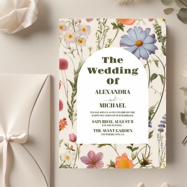 Lámina Boda Botánico de Boho Wildflower Budget (Subido por el creador)