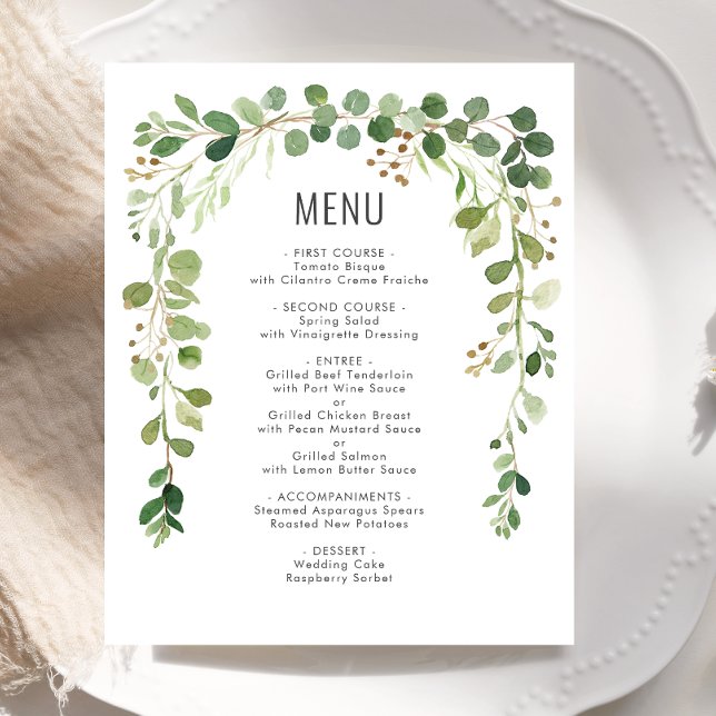 Lámina Boda botánico de Eucalyptus Arch (Subido por el creador)