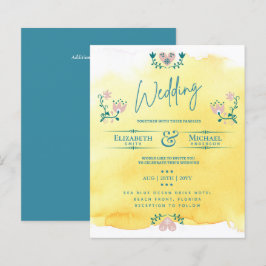 Lámina Boda con el presupuesto de LeahG invita al arte po