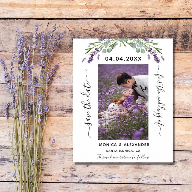 Lámina Boda con presupuesto de fotos de Lavender Save the (Subido por el creador)
