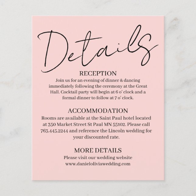 Lámina Boda cuadrado rosado (Anverso)