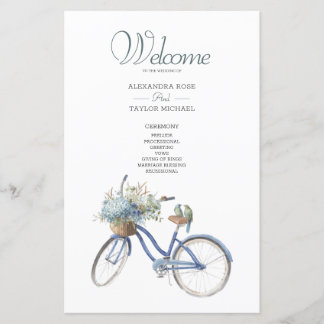 Lámina Boda de acuarela para bicicletas de Bohemia