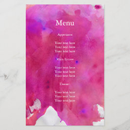 Lámina Boda de acuarela rosa