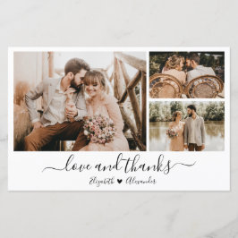 Lámina Boda de agradecimiento y amor por el presupuesto