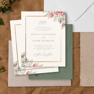 Lámina Boda de Agua Elegante Presupuestaria para Invierno