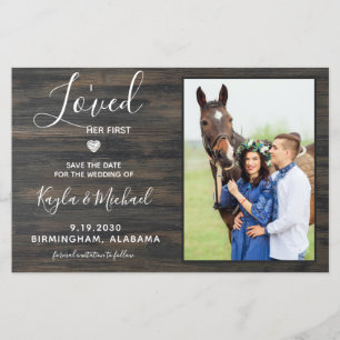 Lámina Boda de Caballo Rústica de Foto Presupuestaria Sal