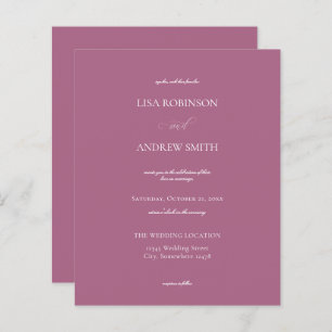 Lámina Boda de caligrafía púrpura de Orchard Presupuestar