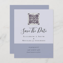 Lámina Boda de código de exploración QR moderno Guardar f