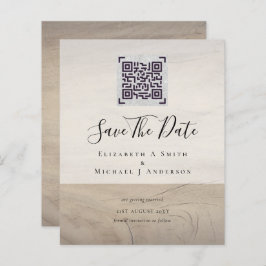 Lámina Boda de código de exploración QR moderno Guardar f