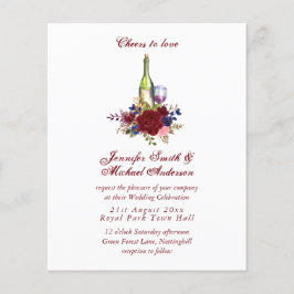 Lámina Boda de degustación de vino o ducha de novia Inv.