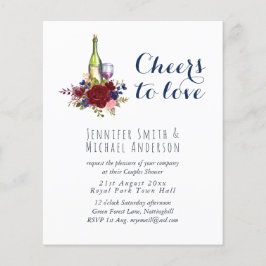 Lámina Boda de degustación de vino o ducha de novia Inv.
