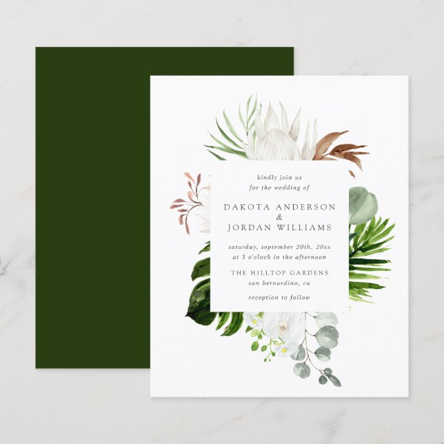 Lámina Boda de ecología de Eucalyptus (Anverso / Reverso)