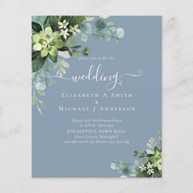 Lámina BODA de ecología de Eucalyptus BUDGET (Anverso)