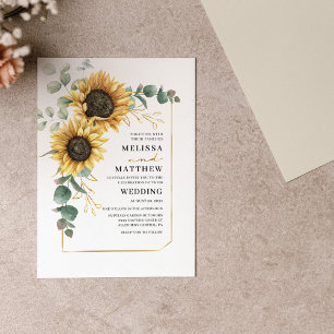 Lámina Boda de ecología del Eucalyptus del girasol del pr