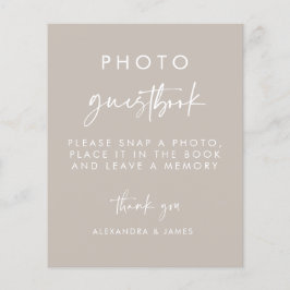 Lámina Boda de escritura taoleana moderna Foto Rótulo de