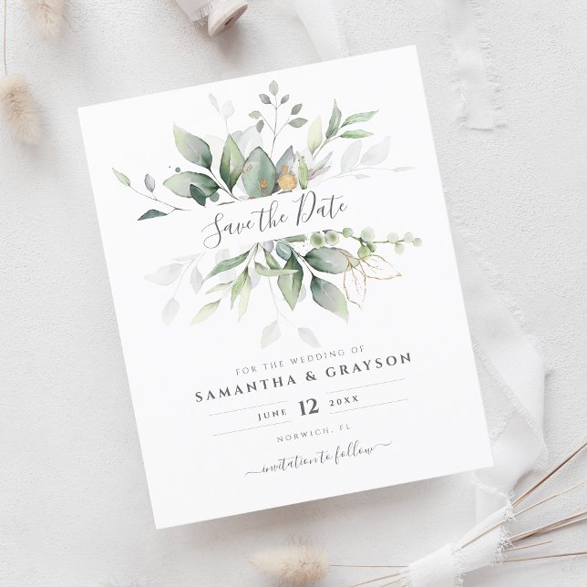 Lámina Boda de Eucalyptus de verde presupuestario (Subido por el creador)