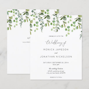 Lámina Boda de Eucalyput para la ecologización del presup