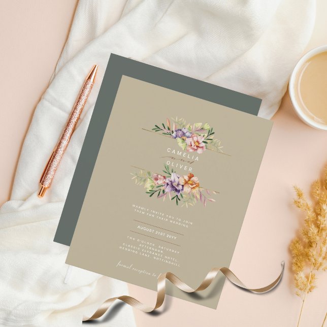 Lámina Boda de Flor Floral de Boho de verano LeahG Spring (Subido por el creador)