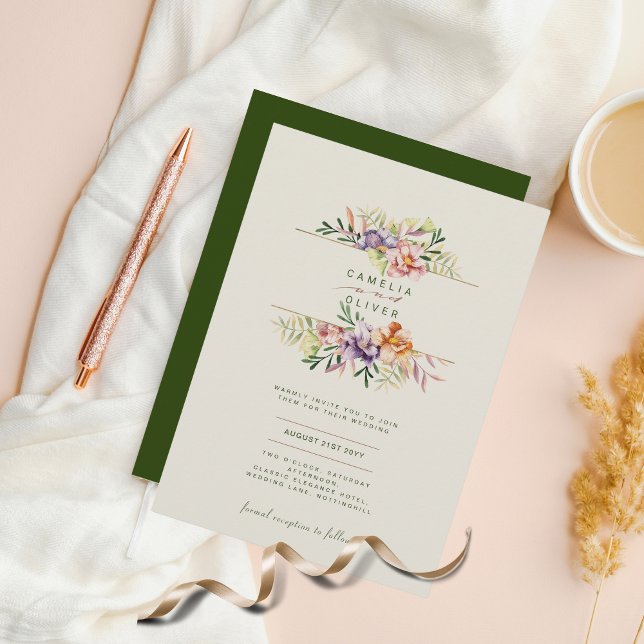 Lámina Boda de Flor Floral de Boho de verano LeahG Spring (Subido por el creador)