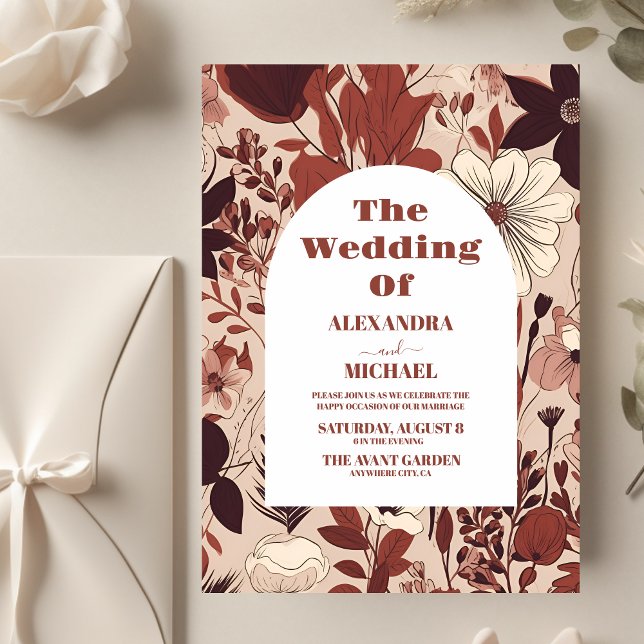 Lámina Boda de flores silvestres de Borgoña de presupuest (Subido por el creador)