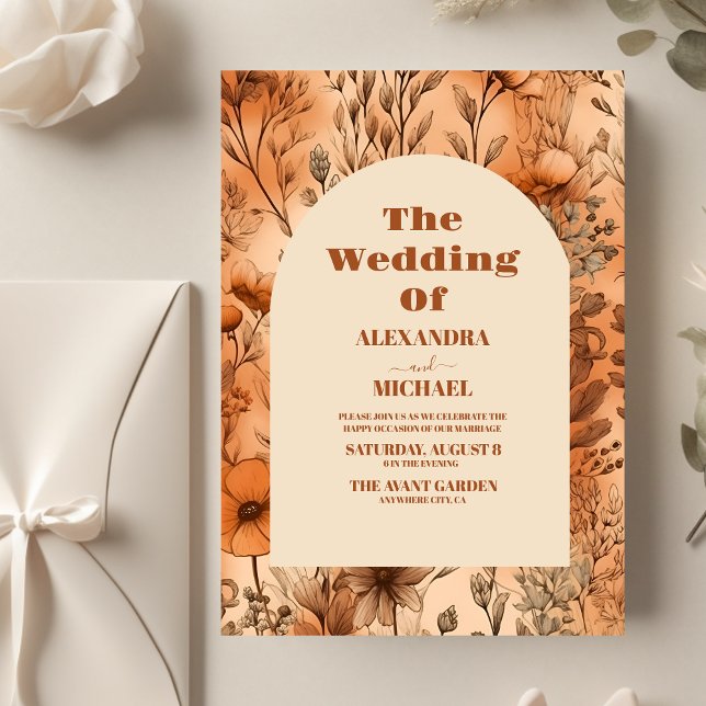 Lámina Boda de flores silvestres de terracota de presupue (Subido por el creador)