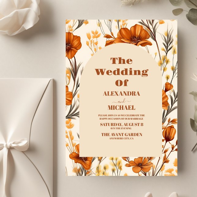 Lámina Boda de flores silvestres de terracota de presupue (Subido por el creador)