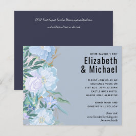 Lámina Boda de follaje AZUL de DUSTY presupuestado