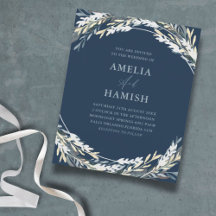 Boda de follaje de color de agua azul invernal de 